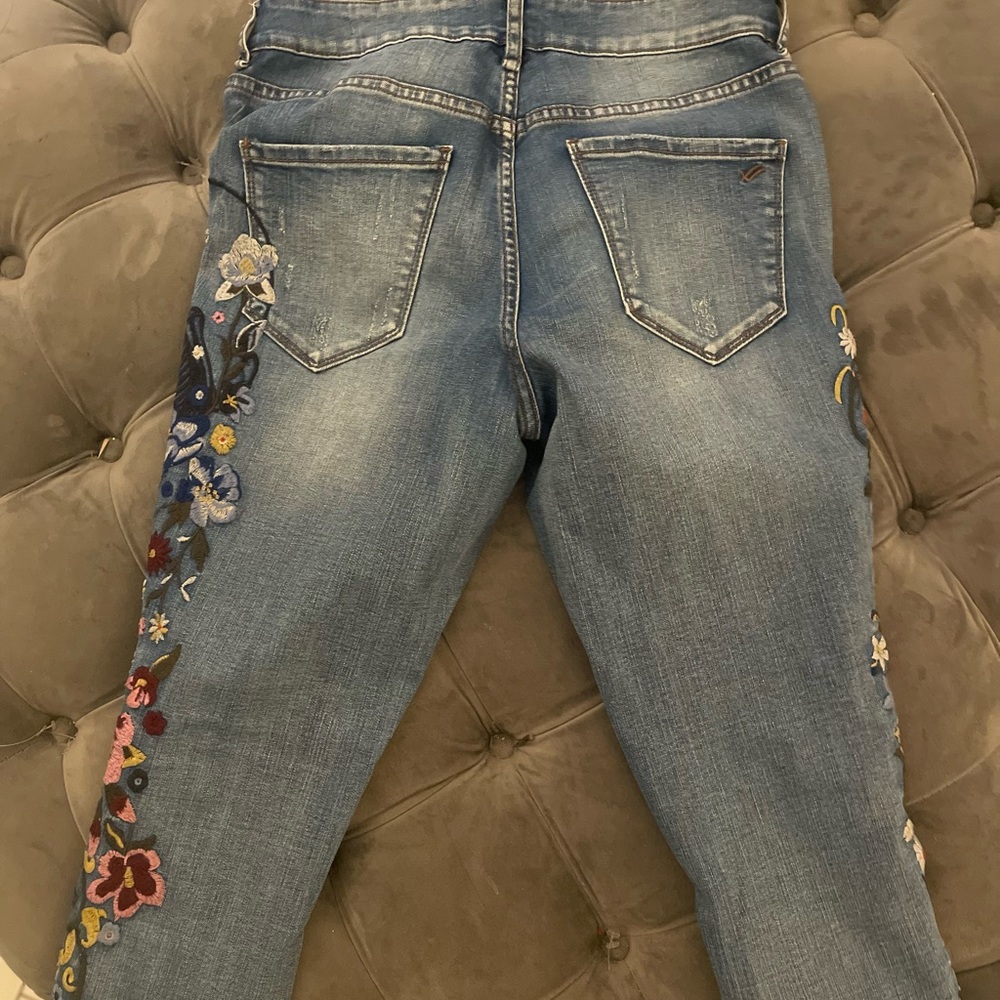 William Rast Embroidered Perfect Skinny Jeans - Picture 2 of 11